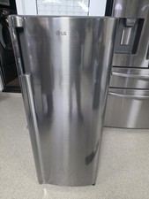 LG Upright Compact Freezer 5.8 Cu Ft Stainless Steel - 3 months old