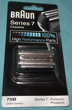 Braun 70B Cassette for Series 7 Shaver Sealed Head Foil Replacement