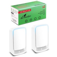 Plug In Purifier 2 Pack   Ionizer Purifier, Quiet Negative Ion Purifiers, P...