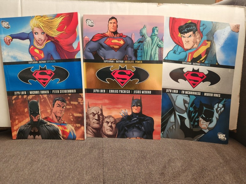 Batman Superman TpB 5 Book Lot