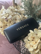 Versace Black Hard Eyeglasses/Sunglasses Case