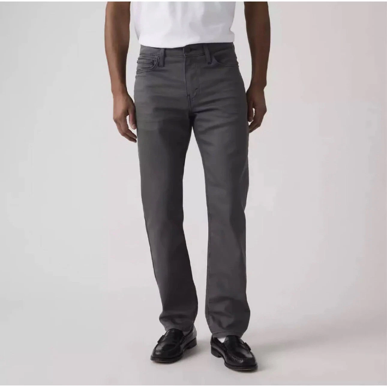 Levi's 511 Slim Fit Jeans Men 34x30 Charcoal Gray Denim Stretch Comfort Mid Rise