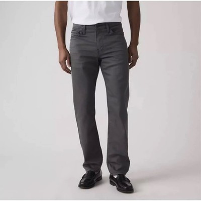 Levi's 511 Slim Fit Jeans Men 34x30 Charcoal Gray Denim Stretch Comfort Mid Rise
