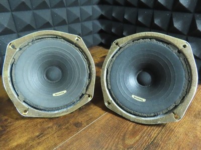Mitsubishi Diatone P-610A Full Range Speaker Unit Pair Set Tested