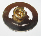 Past Master Masonic Lapel Tac Stick Stud Blue & Gold Compass Square 1.25" Pin — photo 2