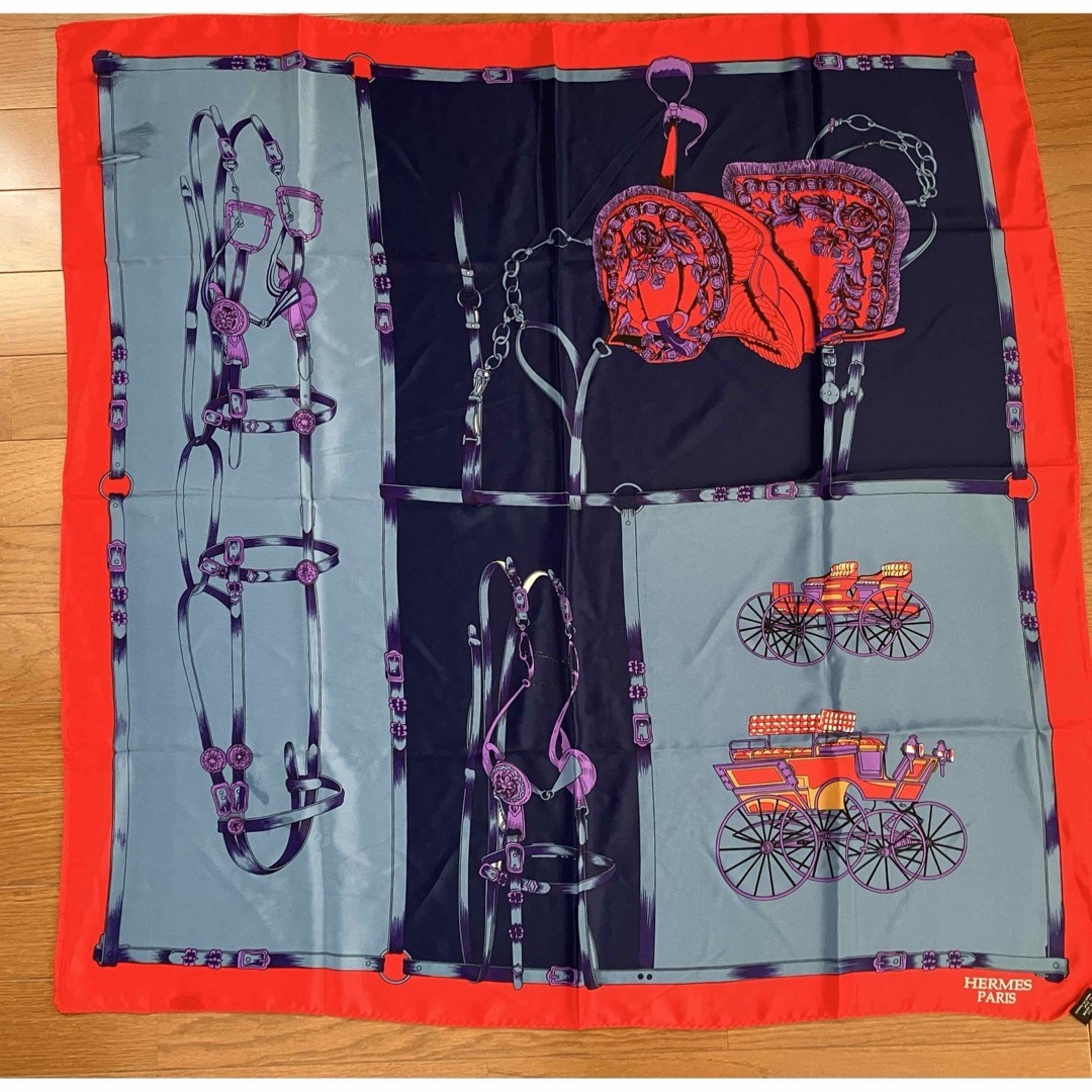 HERMES Silk Scarf Luxury Fashion Accessory