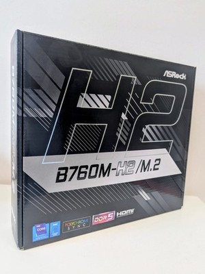 ASRock B760M-H2/M.2 Mainboard Sockel 1700 Intel 13ten und 12ten Generation DDR5