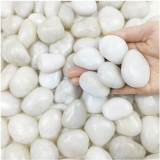 20lbs Decorative White Pebbles for Vase  Fish Tank