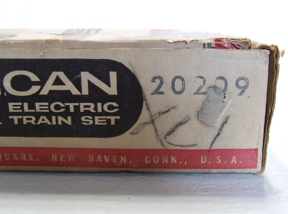Uncatalogued American Flyer 1961 Empty Set Box 20209 no insert Pioneer Flyer AFL - Image 4 of 4