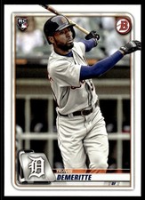 2020 Bowman Travis Demeritte Rookie Detroit Tigers #16