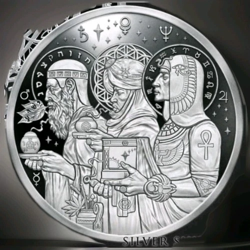1 oz silver proof 3 Wise Men .999 Pure COA BOX Three Wise Men Jesus Christian