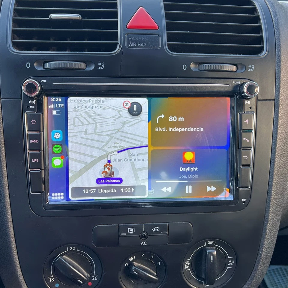 For VW GOLF MK5 MK6 Carplay Car Stereo Radio Android 13 GPS WiFi Navi Head Unit - Image 2 of 4