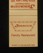 1980s? Jerrod's Family Restaurant White Bear Lake Waterville MN 	Le Sueur Co MB
