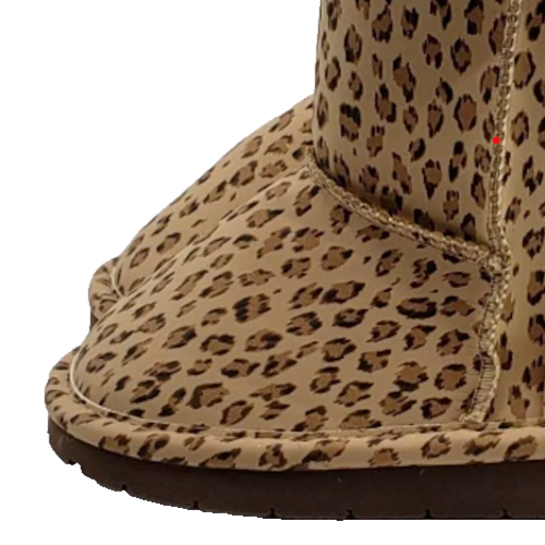 Baby Gap Girls Leopard Boots Sherap Lined Size 6 NEW - Picture 7 of 14