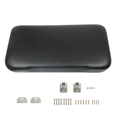 Black Golf Cart Front Seat Bottom For EZGO Medalist TXT 1994-2013 with Hardware