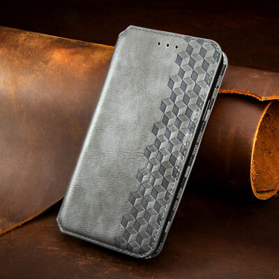 Magnetic Leather Wallet Stand Case For iPhone 16 Pro 13 Pro Max 14 15 Cover