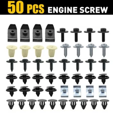 50x Car Body Bolts U-nut Clips Engine Under Cover Splash Shield Guard for Toyota