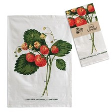 CTW Home Strawberry Kitchen Tea Towel Dishcloth Red Strawberries Towel NEW