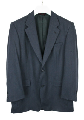 HART SCHAFFNER & MARX Blazer Herren (UK) 42L Einreihig Woll Notch Revers