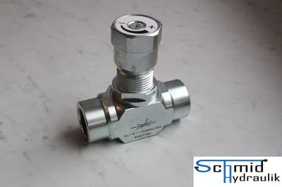 SCHMID HYDRAULIK Drosselventil Hydraulik Ventil Drossel "beidseitig" G3/8" 30l/min
