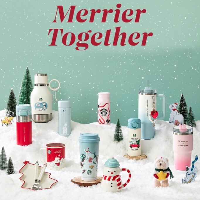 韓国スタバ☆HolidayFriends Quencher Tumbler 591ml 3WAY Starbucks Korea SS HolidayFriends Quencher Tumbler 591ml