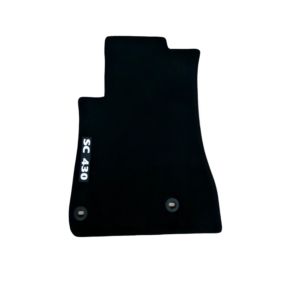 Front Car Floor Mats Velour For Lexus SC 430 Waterproof Carpet Rugs Auto Liners - Image 3 of 4