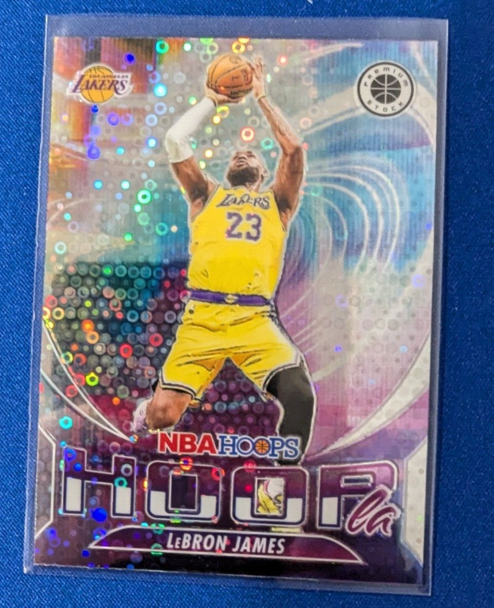 2023-24 NBA Hoops Premium Stock Lebron James Hoopla Disco #10