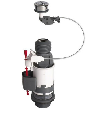 Wirquin 10120446 1 1/2'' Jollyflush WC DUAL Spülventil mit Druckknopf