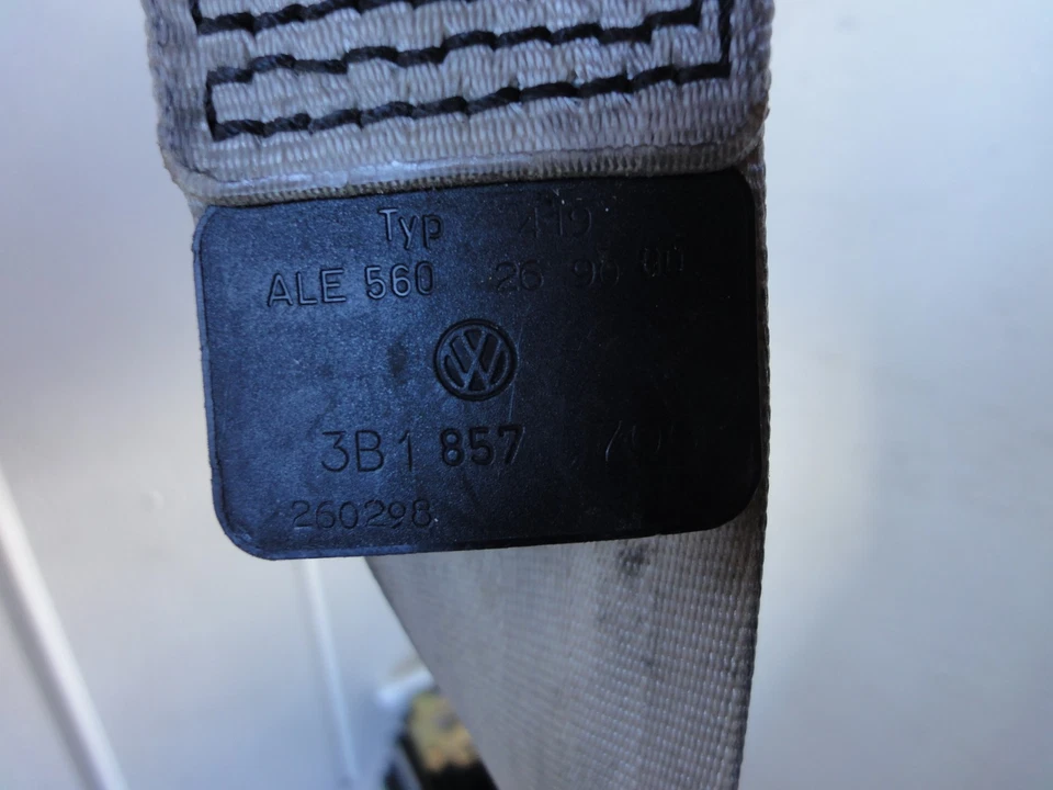 Retractor cinturón seguridad lado pasajero delantero derecho volkswagen passat 1998-2001 OEM Foto 2 de 4