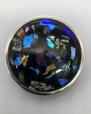 DICHROIC Belt Buckle Fused Glass