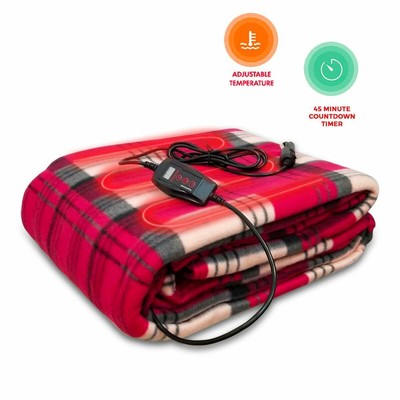 RoadPro® 12 - Volt Heated Blanket with Portable Power ...