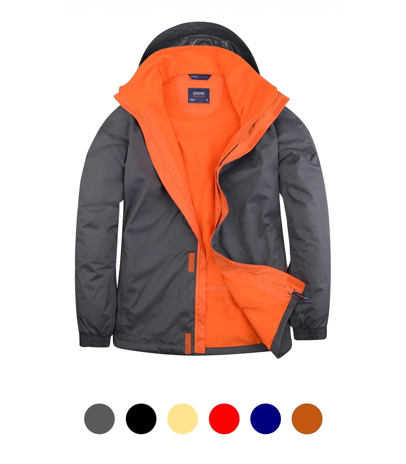 Uneek - Unisex Deluxe Outdoor Jacket - 100% Polyester Waterproof Coated Fabr
Opens in a new window o