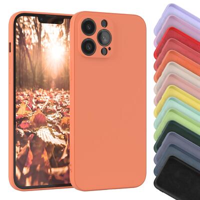 EAZY CASE für Apple iPhone 13 Pro Max Schutzhülle Silikon TPU Bumper Back Cover