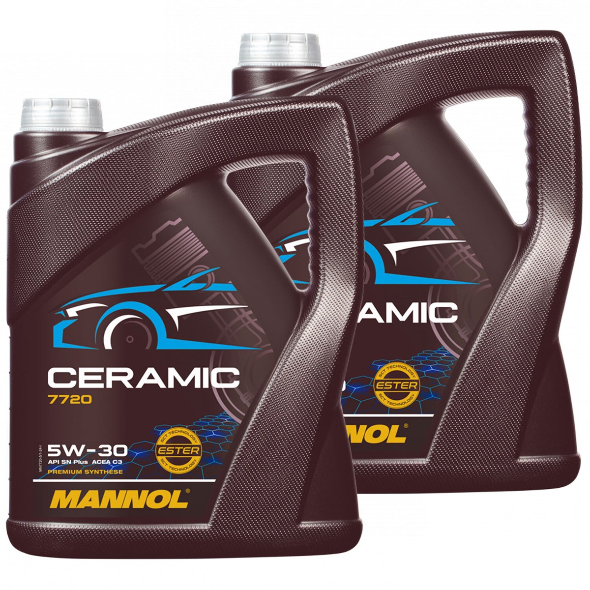 Motoröl Motor Öl MANNOL 5W-30 Ceramic API SN Plus 2 X 5 Liter für