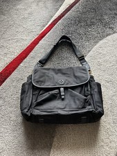 Tory Burch Black Nylon Crossbody Diaper Bag