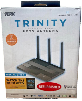 TERK Trinity Amplified Indoor HDTV Antenna | eBay