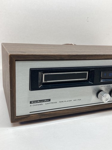 DOKORDER MC-70A Wood Grain -Silver 8-Track Tape Player Vintage- See Description - Picture 3 of 12