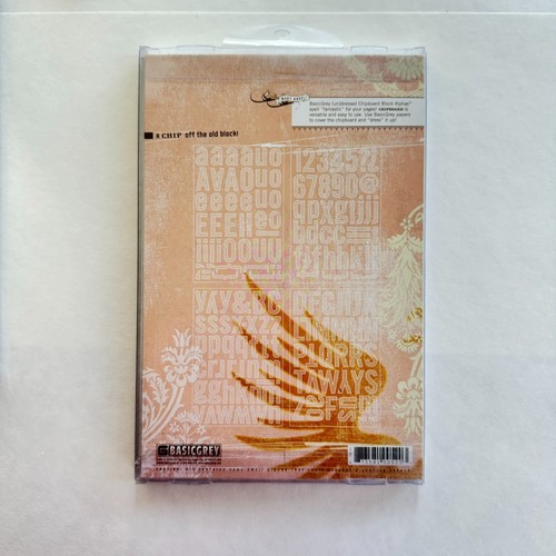 4 Pks Chipboard Asst Alphabet Letters & Elements Self-Adhesive Basic Grey 300+ - Picture 11 of 12