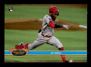2021 Stadium Club Chrome 91 Design Variation Refractor #231 Jo Adell Rookie SP