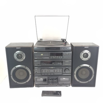 sony hifi system with turntable