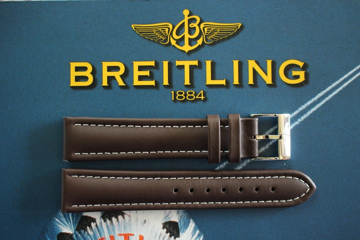 Breitling Leather Wristwatch Bands 18 mm Band Width for sale | eBay