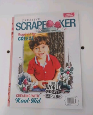 Creative scrapbooker Magazine. Inspired By Greece. Summer2024