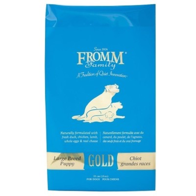 Fromm Family Gold Holistic Large Breed Puppy Dry Dog Food Duck Chicken Lamb 30lb