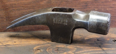 Vtg Vaughan Straight Rip Claw Hammer Head 999ML 20 oz. Made in USA Milled Face