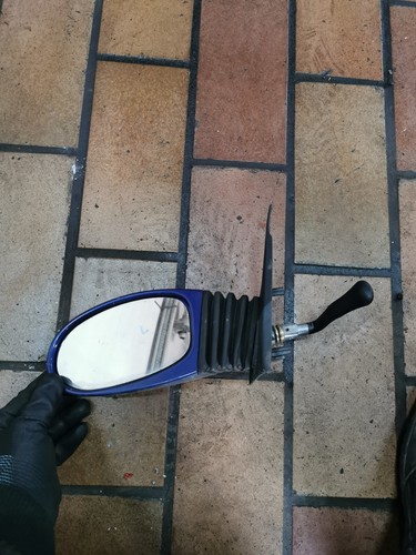 Original Fiat Seicento 187 Außenspiegel Seitenspiegel Spiegel vorne links Blau