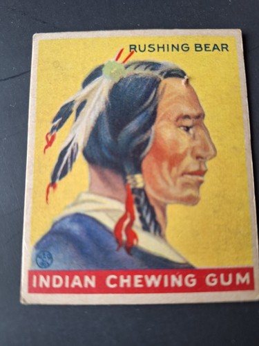 goudey indian gum 6 In Lot 157 42 100 43 28 143 Tecumseh Red Bear American Horse - Picture 6 of 20
