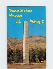 Postcard Theodore Roosevelt Monument Marias Pass Glacier National Park Montana