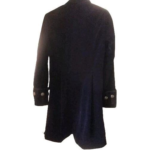 Jaqueta de equitação DarcChic feminina gótica casaco de veludo steampunk espartilho vitoriano P - Imagem 2 de 4