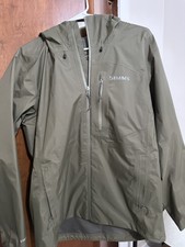 Simms Flyweight Gortex Rain Jacket Size Mediu...