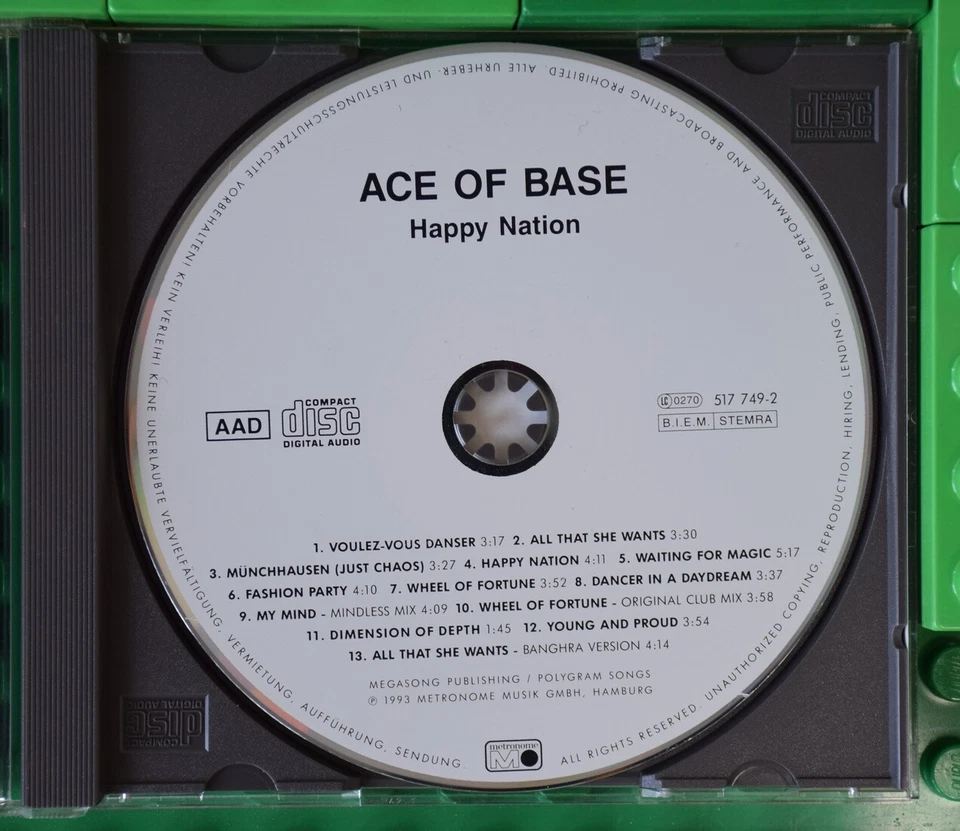 Ace of Base - Happy Nation - Mega Records - CD - Bild 3 von 4